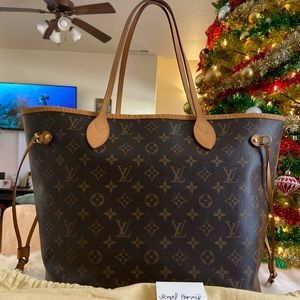 Authentic Louis Vuitton Neverfull MM monogram